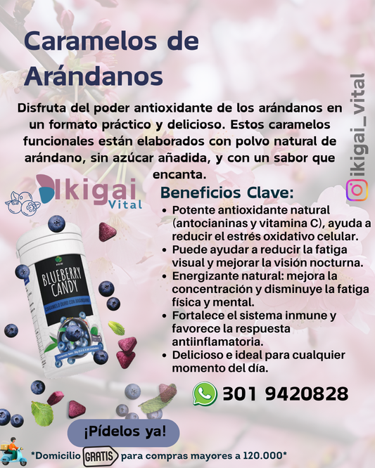 Caramelos de Arandanos HGW